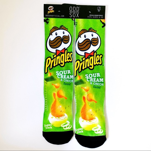 Odd Sox Other - Odd Sox Pringles Sour Cream & Onion Crew Socks Mens Womens Fun Novelty Gift